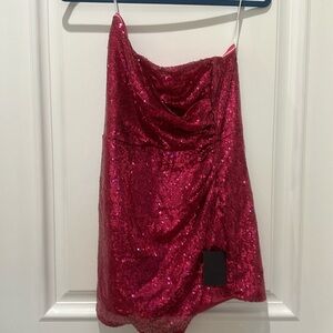 NWT Lulu’s Dancefloor Diva Sequin Romper